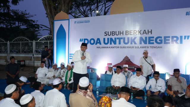 Doa untuk Negeri, Gubernur dan Kapolda Sulteng Gelar Subuh Berkah bersama Masyarakat