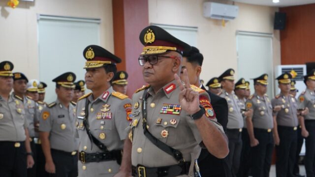 Penyegaran Organisasi Polri, Kapolda Sulteng Pimpin Sertijab Wakapolda dan Kapolres Parimo
